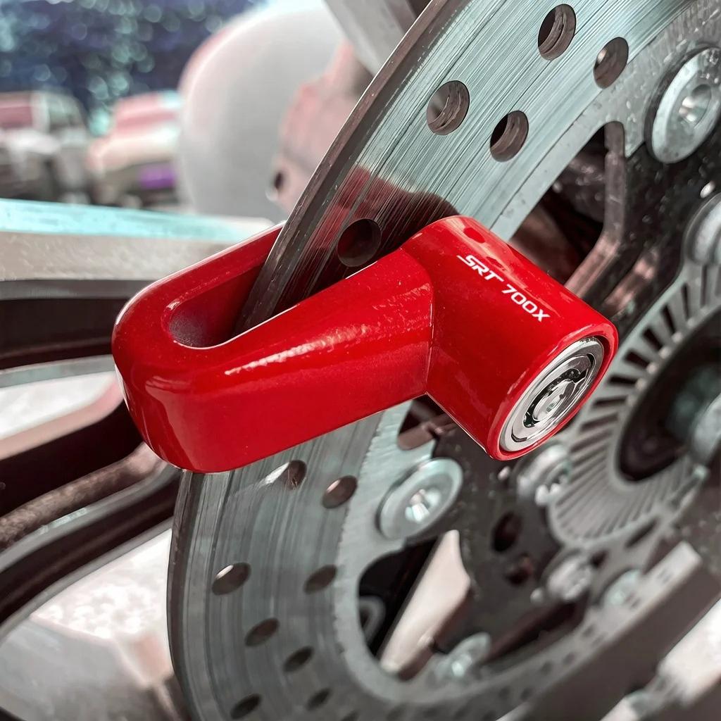 Для QJ Motor SRT 700X SRT 700X SRT 700X Мотоциклетный Дисковый Замок Безопасность Защита от Кражи Колпачок Замок Против Кражи Замок Тормозного Диска