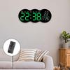 Digital Wall Clock LED Alarm Clock Hanging or Standing Multipurpose with Night