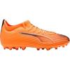 Puma Ultra 6 Mg Comfortable Versatile Durable Mid-Top Kids Soccer Shoes Unisex Soccer Shoes Orange Black 108520-03