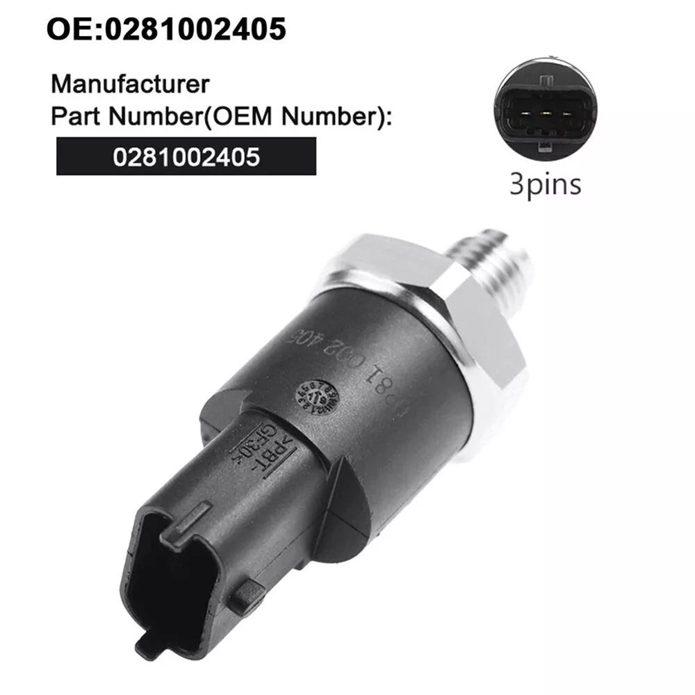 For Fiat Idea Multipla Panda Punt Fuel Rail Pressure Sensor 0281002425 281006364