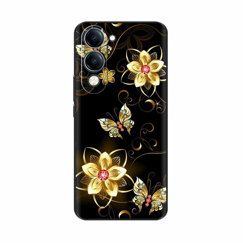 Чехол для Vivo Y19 1915 Мягкий ТПУ Роскошный Милый Силиконовый Чехол Бампер Задняя Крышка Телефона Coque Для Vivo Y19s 2025 Чехлы V2419 Fundas
