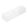 Yamazaki Tower Refrigerator-Suitable Colander Bowl with Lid and Divider, White, Container: W37.5 x D11 x H8.5cm, Dishwasher-Safe, Storage Container, M