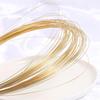 Проволока из меди с полутвердым покрытием из золота 14 карат, не шелушащаяся, для изготовления ювелирных изделий своими руками