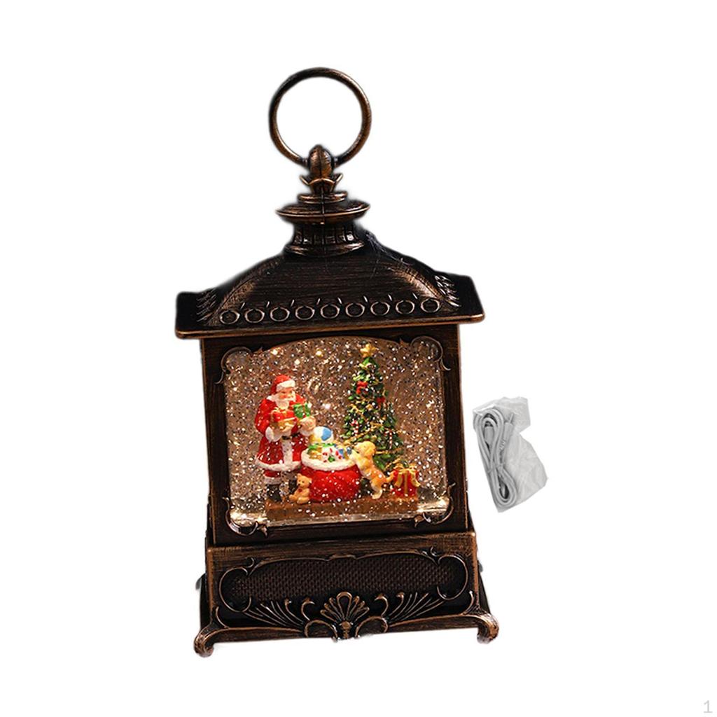 Рождественская музыкальная шкатулка для украшения дома с сценой и поделками