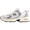 New NB 530 Abrasion Resistant Low Top Running Shoes Unisex White Silver U530ESA
