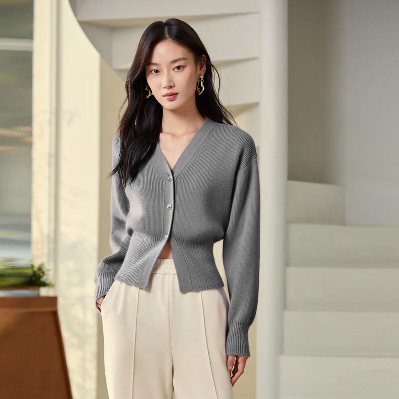 ELLASSAY Женский вязаный кардиган с V-образным вырезом