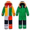 Children's Ski Suit Boys/girls Outdoor Thicken Warm Ski Jacket Windproof Waterproof Snowsuit