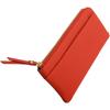 Long Genuine Large Card Pocket X External Coin Orange Women's Wallet, L-shaped Zipper, Wallet, Leather, Leather, Capacity, 20, Pocket,
