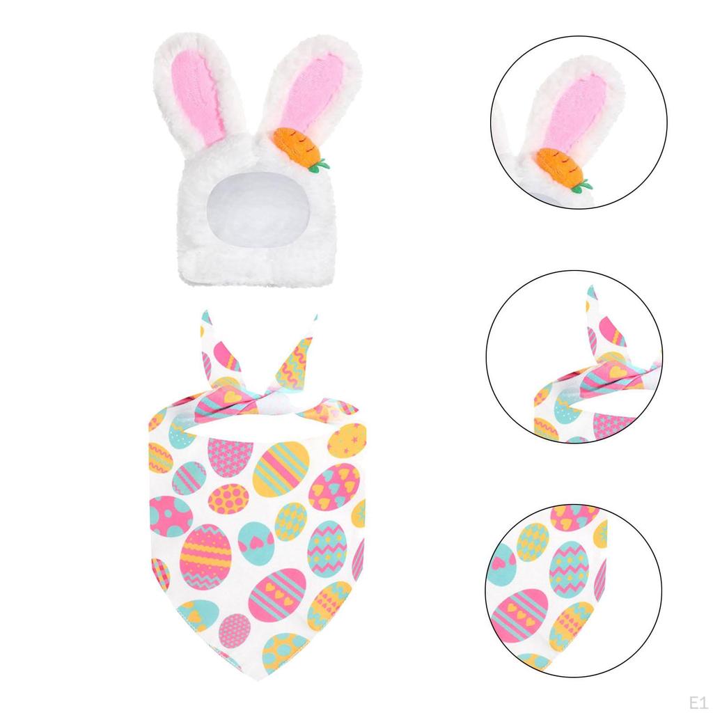 Костюм пасхального гуся, одежда, шапка с заячьими ушками и фартук для 23-дюймовой статуи для двора, костюм для патио