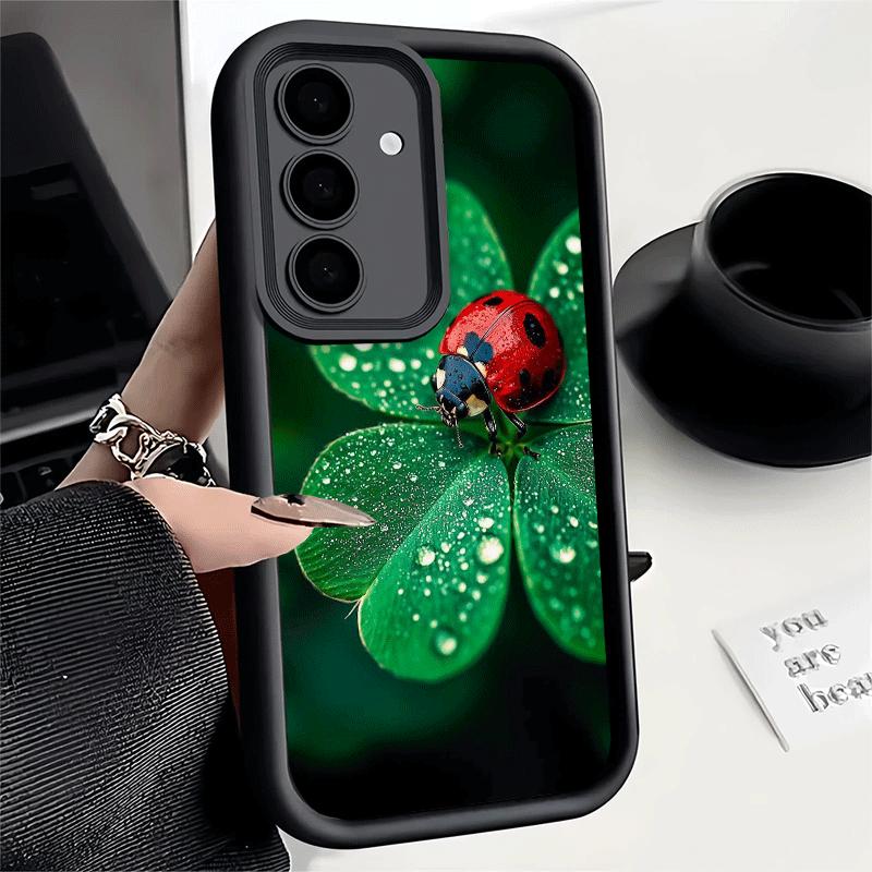 Чехол для телефона для Samsung Galaxy A17 A16 A15 A14 A13 Семиточечная красная божья коровка A56 A36 A26 A55 A35 A25 A54 A34 A24 A53 A33 A23 A07