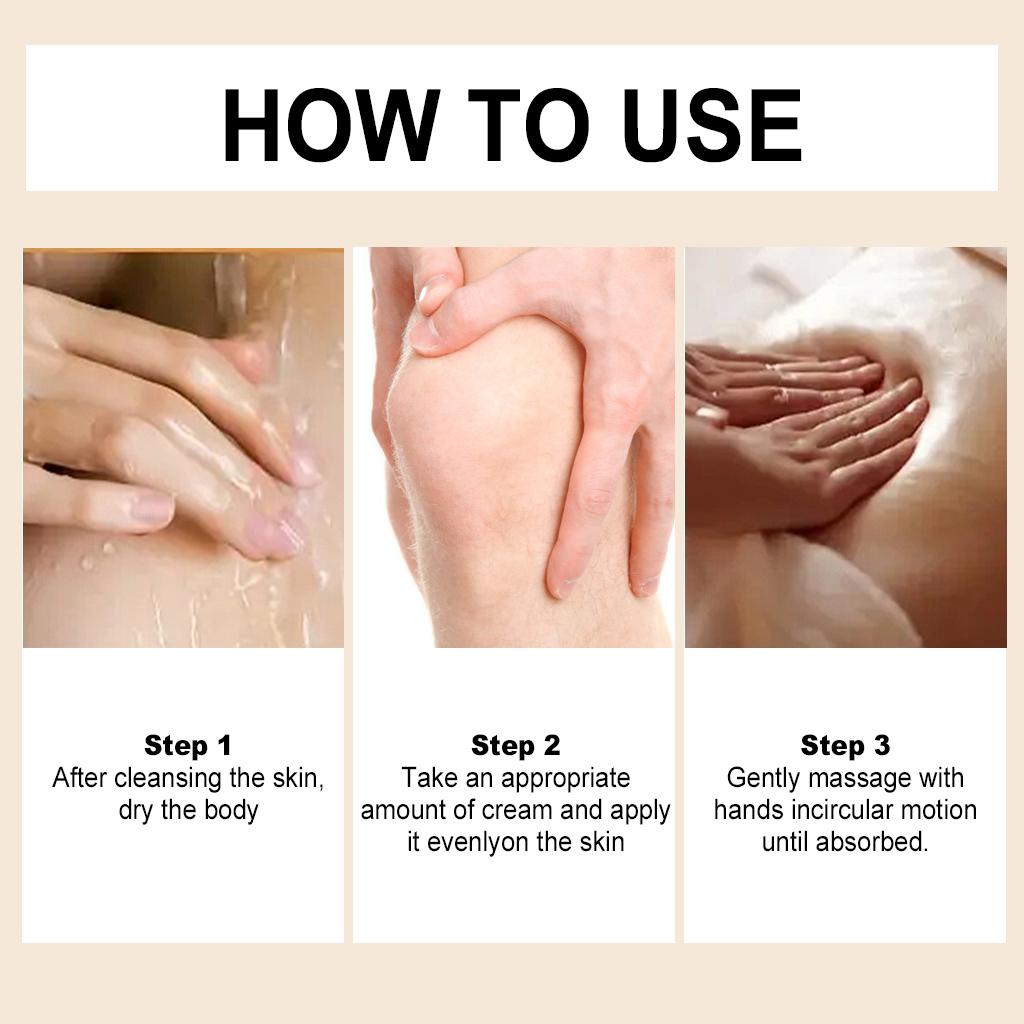 Крем для суставов с пчелиным ядом - увлажненная и легкая кожа тела, увлажнение и уход за кожей и суставами - подходит для кожи локтей, плеч, колен, 150 мл