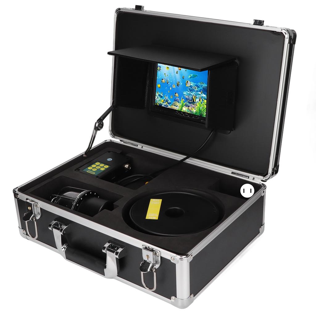 7inch Underwater Fishing Camera IP68 Waterproof Rotate 360 Degrees High Definition 20 LED Portable Fish