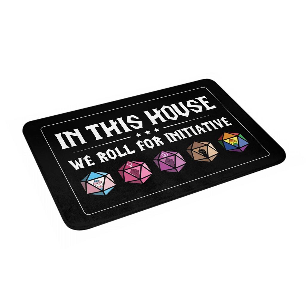 Dnd Game House Initiative Front Floor Door Entrance Mat Outdoor  Kitchen Bath Doormat Living Room Carpet Rug