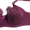 Big Size Women Bra Set Solid Color Floral Lace Full Cup Minimizer Bra Set Plus Size 38-48 D Cup Underwear Set Sexy Lingerie Women Thong Set