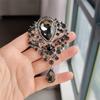 High End Diamond Inlaid Brooch, Women's High-end Feel, Chest Flower, Multifunctional Clothing Accessories