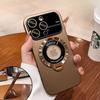 Full Inclusive Lens Suitable for Apple 16 Mobile Phone Case 17promax New IPhone 15 Magnetic Belt Bracket Protective Case