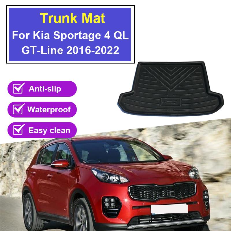 Автомобильный коврик в багажник EVA Для Kia Sportage 4 QL GT-Line 2016-2019 Противоскользящий поддон для груза в багажник Коврик на пол Детали Автоаксессуары
