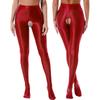 Женские колготки с высокой талией, блестящие колготки, чулки, леггинсы