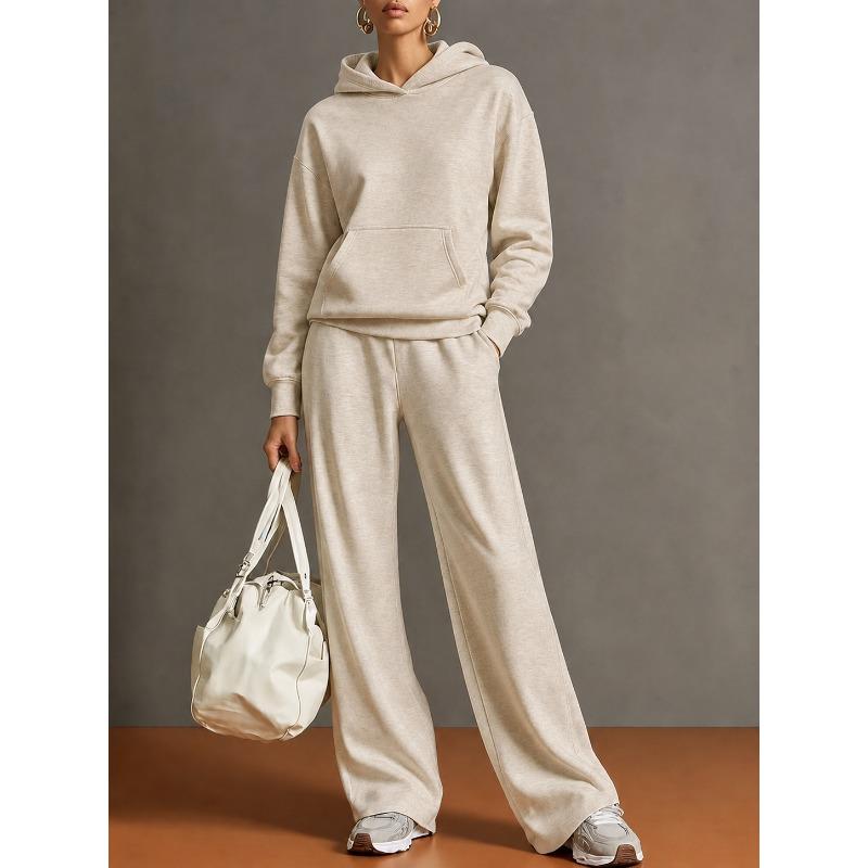 Women S Casual Loose Hoodie Sweatpants Two Piece Set