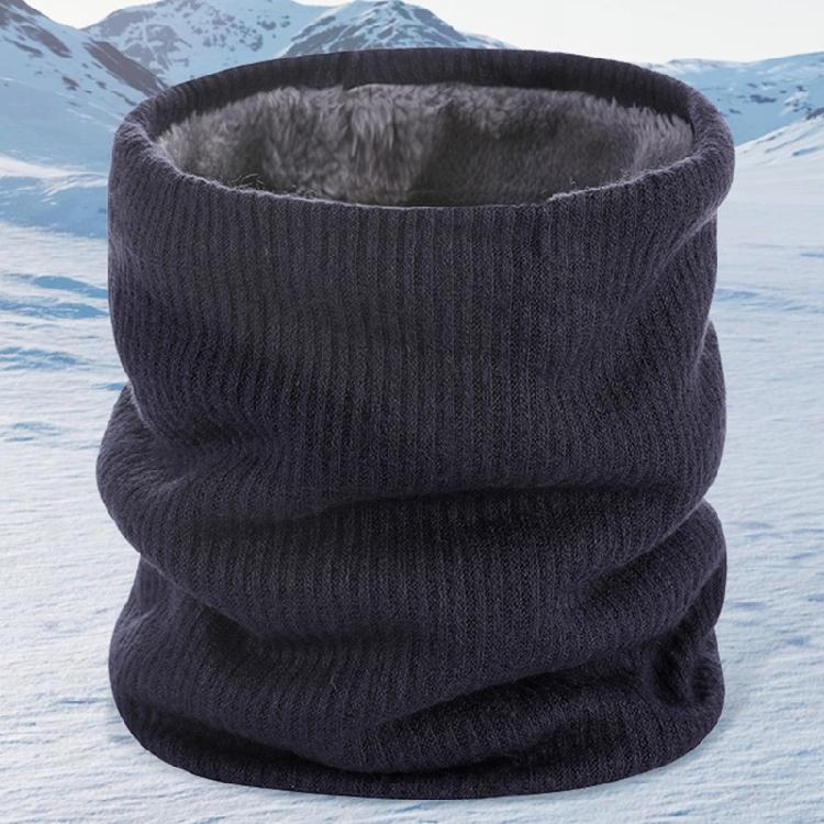 Мягкий вязаный шарф-воротник для зимнего катания на коньках и бега, теплый шарф-воротник, защитная маска для лица, толстый ветрозащитный шарф, прочный