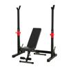 Integrated Squat Rack with Weight Bench