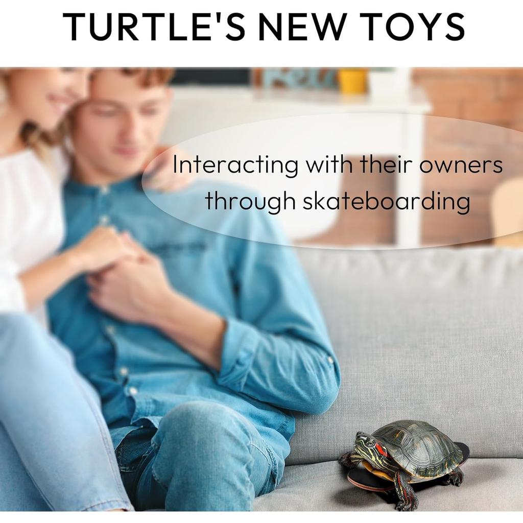 Мини-скейтборд «Черепаха» с противоскользящей накладкой, колеса с плавным ходом для игрушек-черепах, черепах и птиц