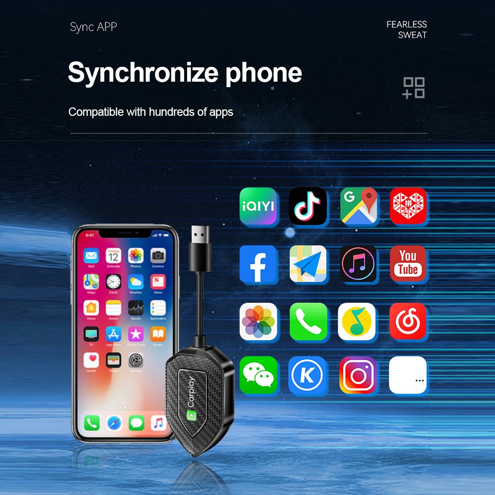 Bluetooth 5.0 Wireless CarPlay 2 In1 Wireless Android Auto Adapter Smart Box WiFi BT Auto Connect Plug&Play For Wired CP Cars