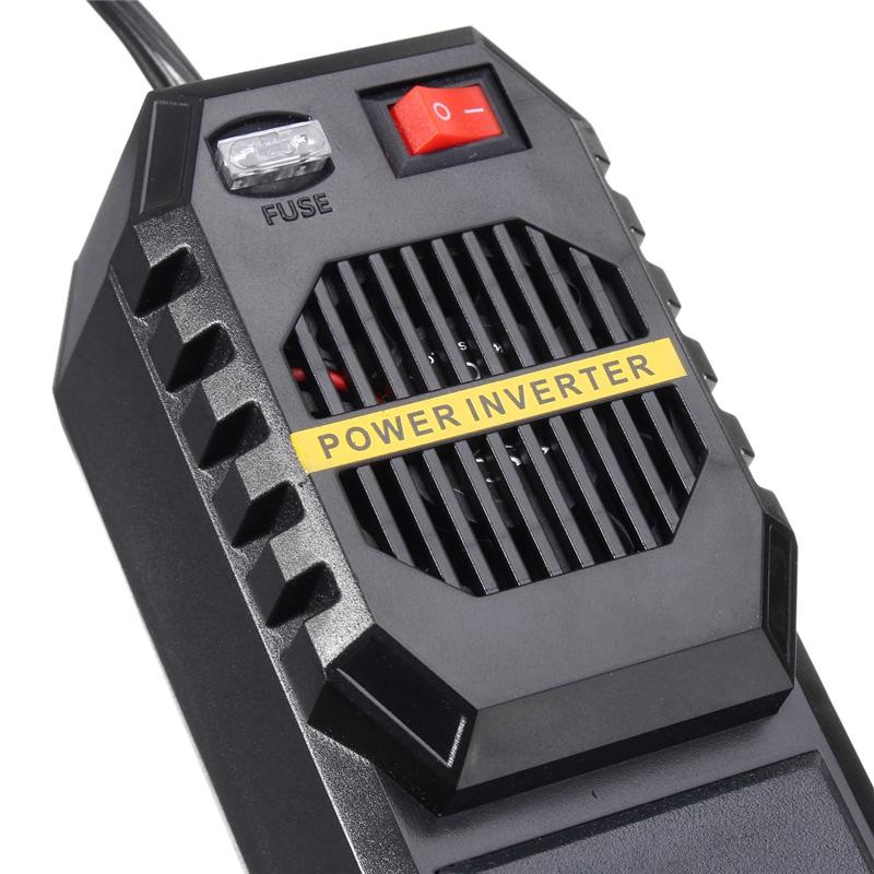 200W Car Cigarette Inverter 12 V To 220 Volt DC To AC Converter 4 USB 3.1A Charger Wave Auto Adapter