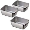 Shimomura Kihan Stackable Square Set of Made In Dishwasher Neat Square Perfect for Dividing and Stainless Product 34051 Trays, 3, Space-Saving, Japan,