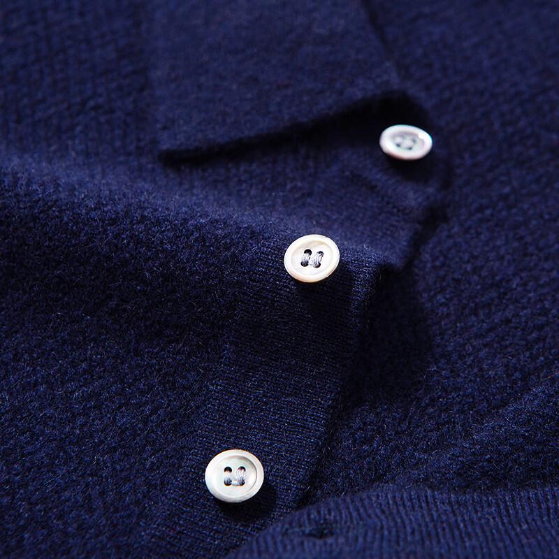 Мужской кашемировый свитер FAPAI с отложным воротником