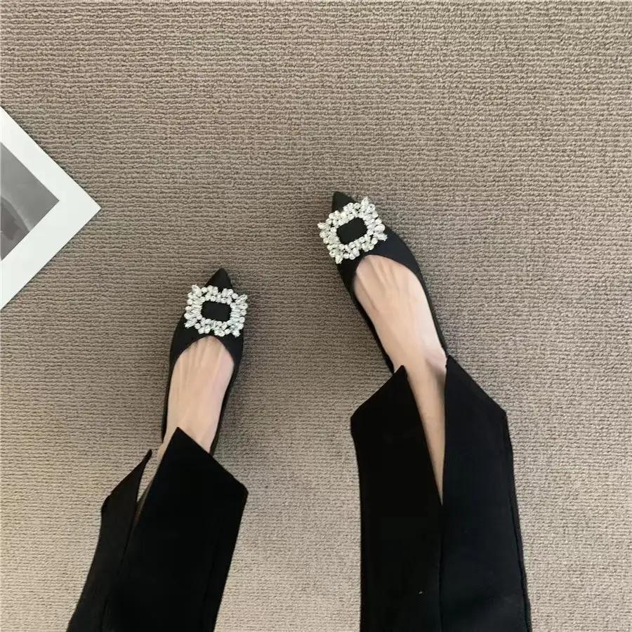Woman Flats Korean Style Formal Non Slip Shoes For Women On Quick Delivery Genuine Mark Social Hot Trendy A Promotion