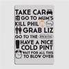 Shaun Of The Dead The Plan Metal Plaque Poster Plaques Club Bar Club Party Printing Tin Sign Poster