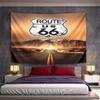 "Route 66 Desert Road Design" Pattern Wall Hanging Tapestry Decorative Tapestry Home Decor for Bedroom and Living Room