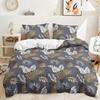 Трехпредметный 3D пододеяльник с растительными листьями, простой ветер, комплект постельного белья