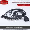 Диагностический кабель OBD Male на 6 DB9 Female RS232 для автомобиля