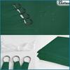 Sunshade sail awning curtain waterproof UV canopy green 4x5 m
