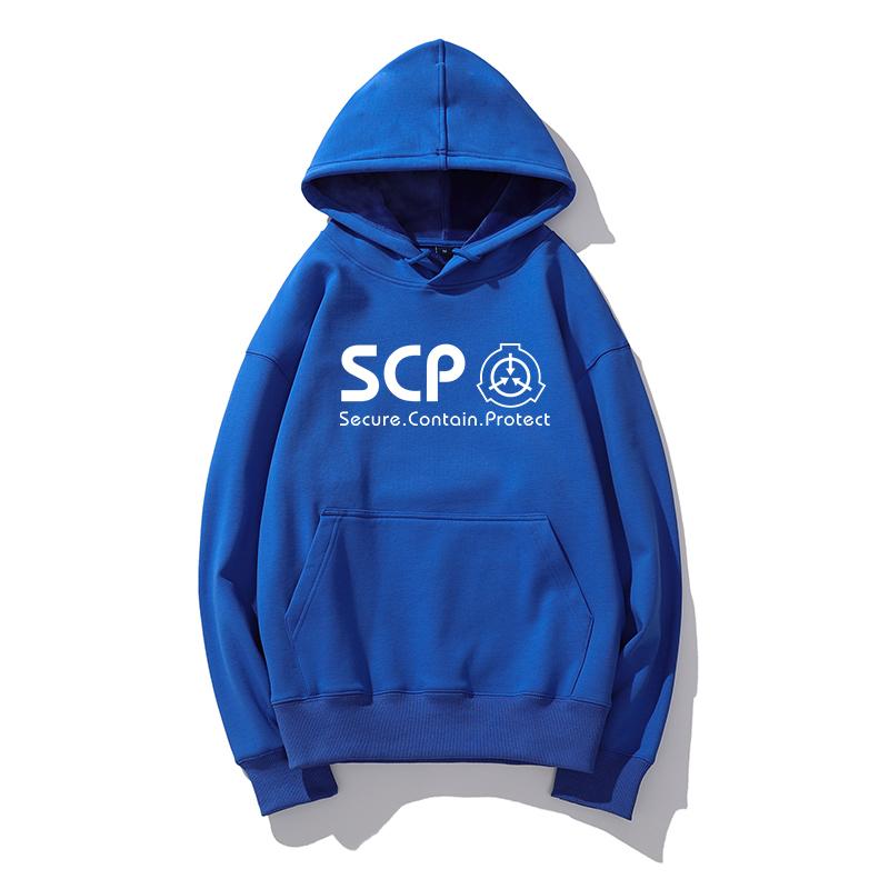 SCP аниме однотонная толстовка модная толстовка с длинными рукавами Высококачественная модная унисекс и женская толстовка повседневный пуловер с капюшоном y2K