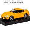 Масштаб 1/32 Toyota GR SUPRA, литая под давлением спортивная модель автомобиля, игрушечный автомобиль с откатным механизмом, звуком и светом для детей, коллекция подарков для мальчиков и девочек