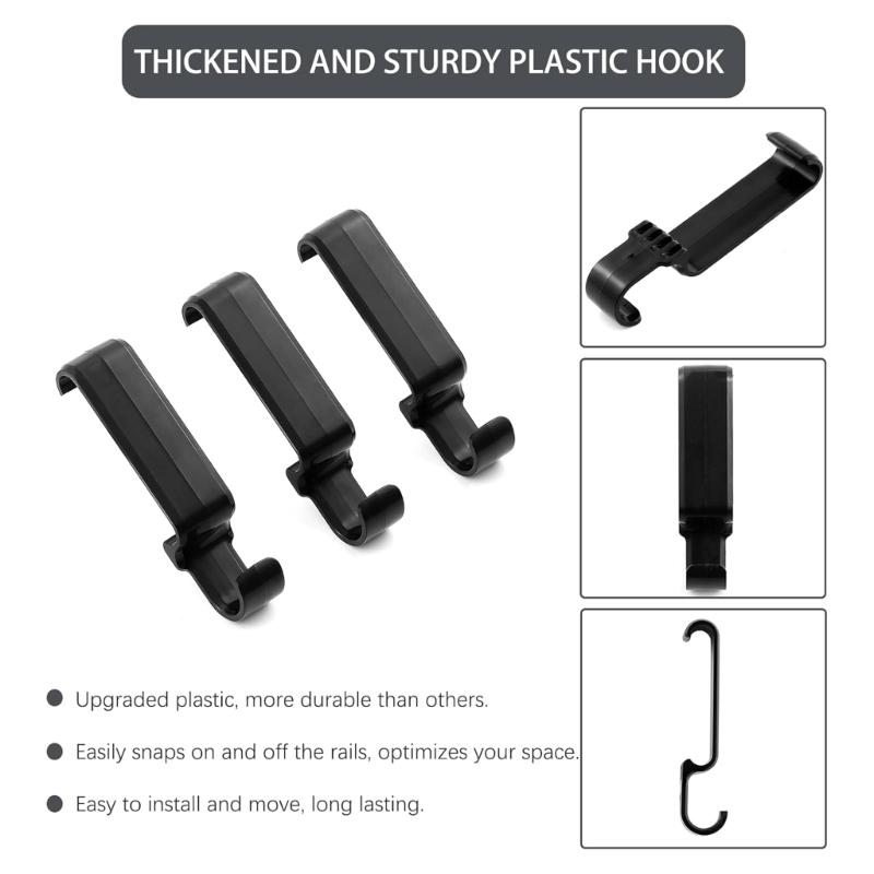 Pack of 3 Stainless Steel BBQ Tool Hanging Hooks Rusts Resistant Cooking Accessories for Outdoor Grill Equipment