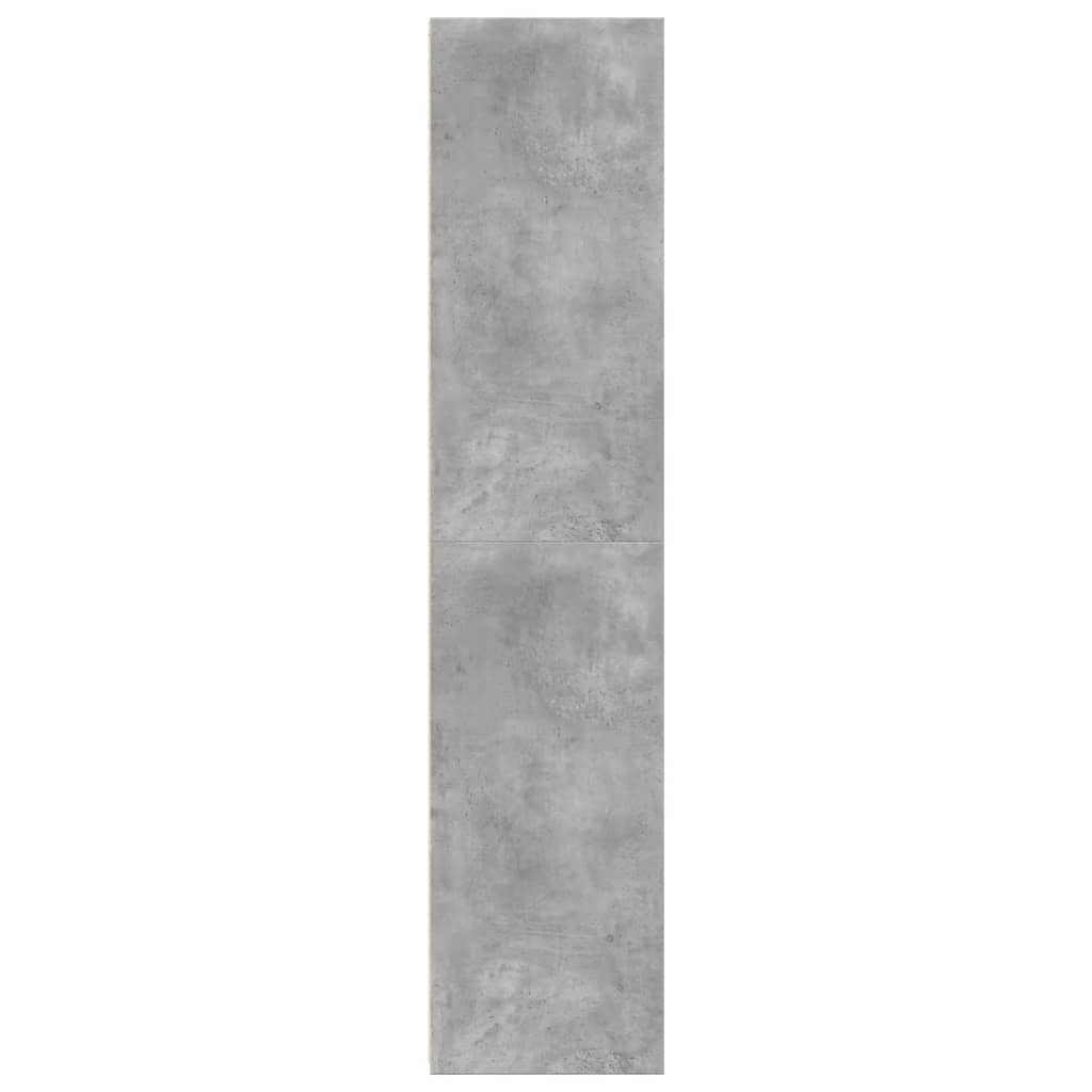 Vidaxl Wysoka Szafka, Szarość Betonu, 45X41X185 Cm