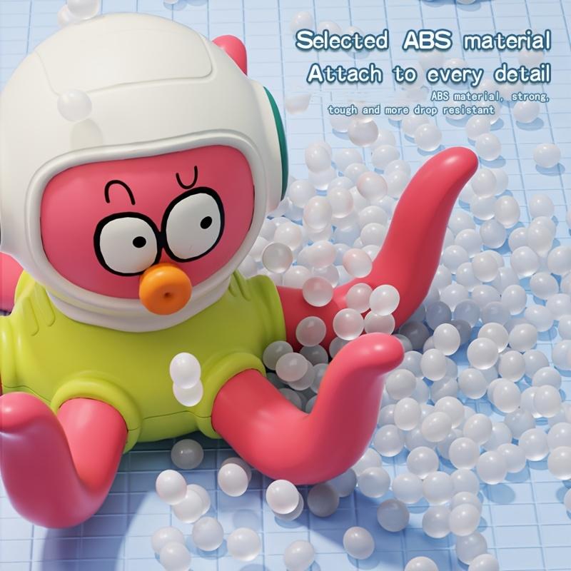 Octopus Adventure Floating Bathtub Toy for Kids, ABS Material, Splash Rattle with 5 Rings, Summer Beach Pool Water Play Game, Interactive Bathtub Fun