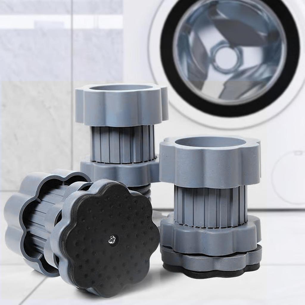 Universal Pad For Washing Machine Base, Vibration Pad For Washing Machine Support Set, Rubber Non Slip Noise Cancelling Foot Mat