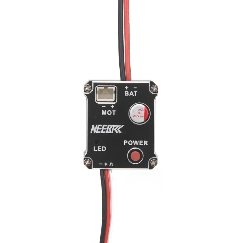 NEEBRC 180 50T Brushed Motor 15A ESC 2S 5V/1A BEC for 1/18/ 1/24 SCX24 Trx4m FMS RC Climbing Drift Car Crawler Car Upgrade Part