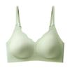 Summer Seamless Underwear Women's Small Breasts Gather and Show Big New Breasts Anti-sagging No Steel Ring Bra