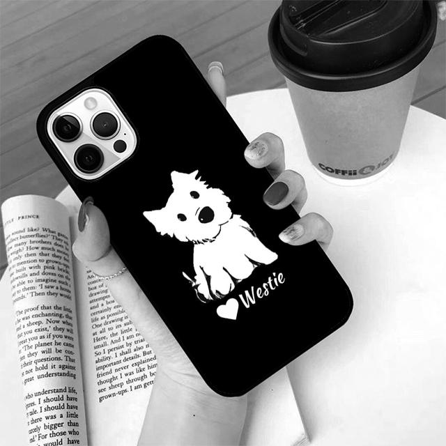 Осенний Вест Хайленд Уайт Терьер Вести Чехол для Телефона для iPhone 17 Air 16 16e 15 12 11 13 14 Pro Max Apple Plus