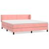 3127444 vidaXL Lit à sommier tapissier avec matelas Rose 160x200 cm Velours