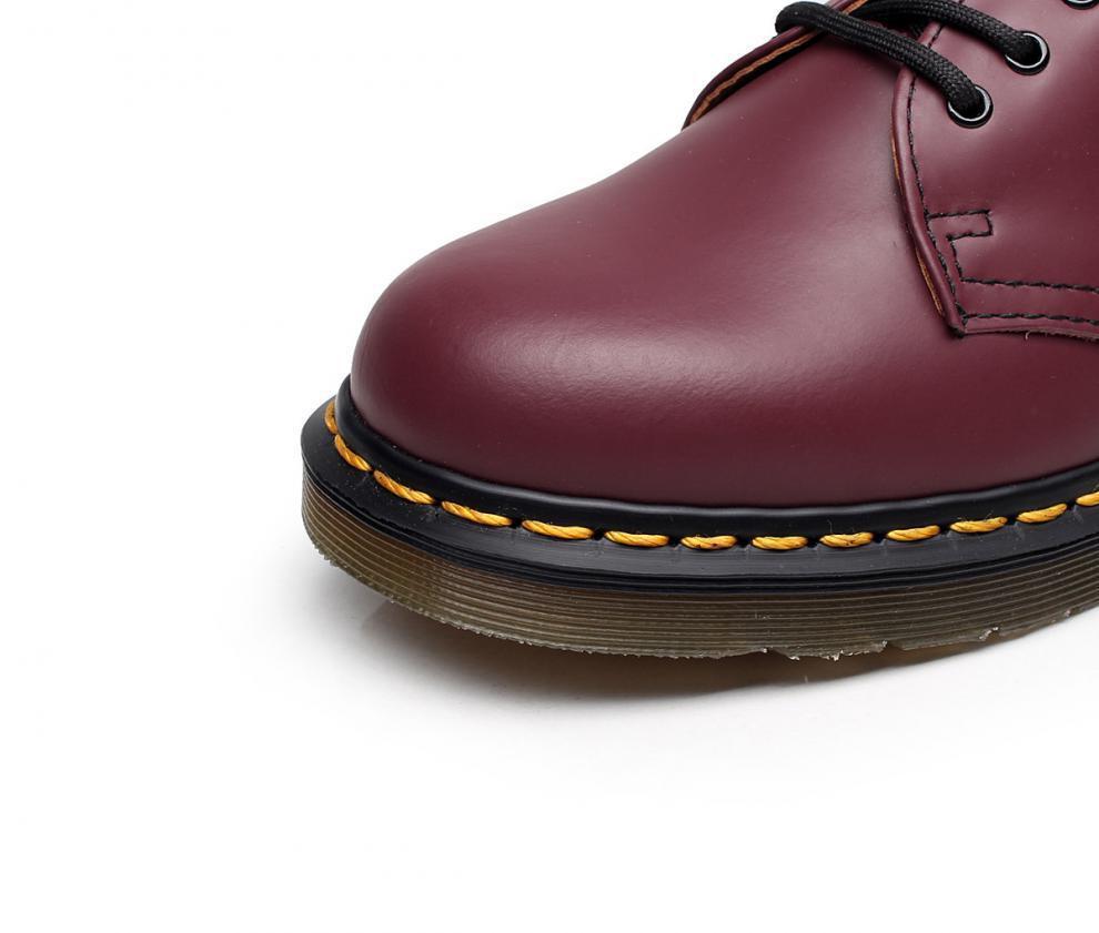 1461 Nappa Men’s Low-Top Leather Shoes, British Style, Large Size, Round Toe, Casual Unisex Workwear, Short Boots