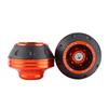 CNC Aluminum Front Fork Wheel Frame Sliders Motorbike Falling Protection Scooter Moped Orange