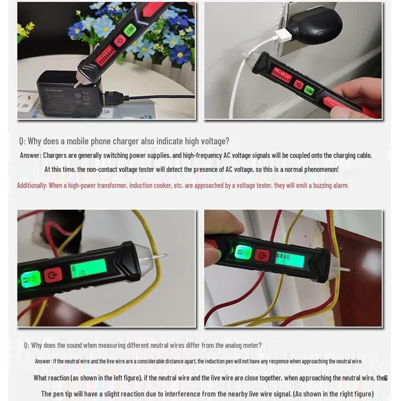 Deli Smart Non-Contact AC Voltage Tester Pen