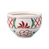 Ippuku 10 X Large Lattice Flower Matcha Cafe Mino Made In Japan Ale-net Bowl, Teacup, 6.8cm, 320cc, Hand-Painted Design, Bowl, Bowl, Ware,
